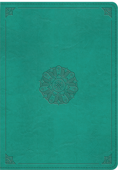 ESV Study Bible (Trutone, Turquoise, Emblem Design) - ESV - 9781433581748