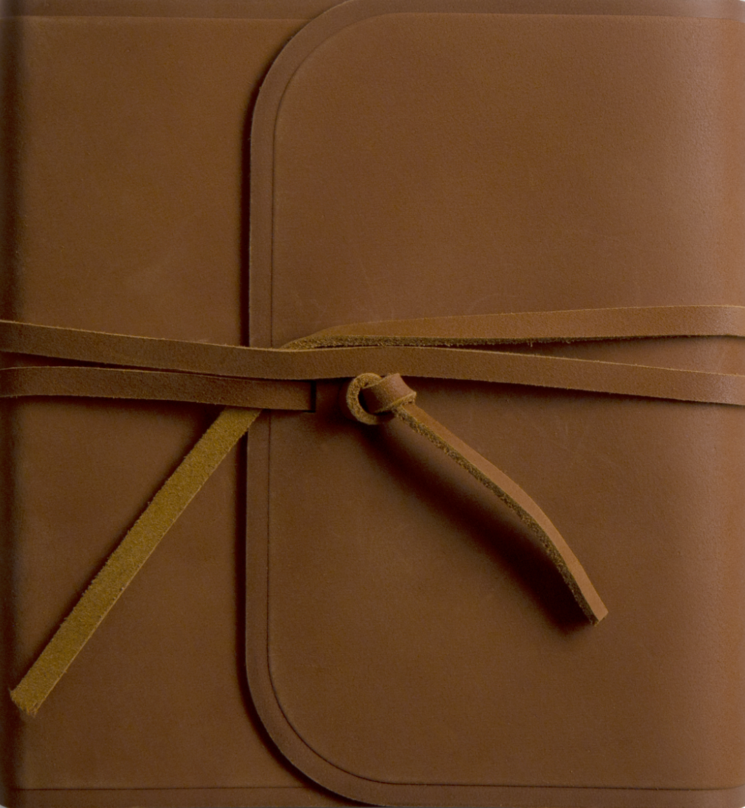 ESV Journaling Bible (Natural Leather, Brown, Flap with Strap) - ESV - 9781433587054