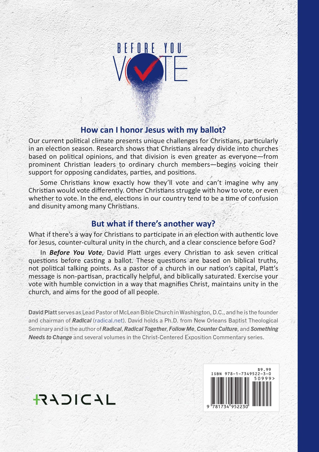 Before You Vote: Seven Questions Every Christian Should Ask