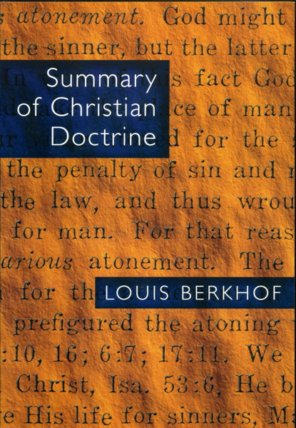 Summary of Christian Doctrine (Eerdmans Edition) Berkhof, Louis cover image (1023776653359)