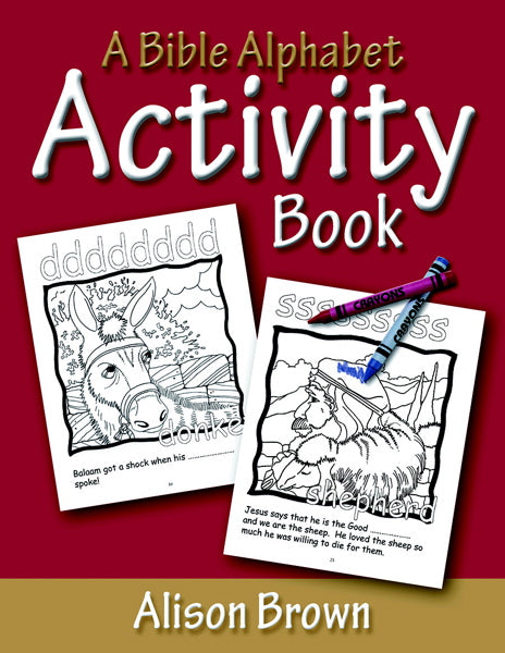 A Bible Alphabet Activity Book Brown, Alison cover image