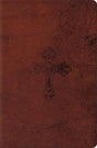 ESV Compact Bible (TruTone, Walnut, Weathered Cross Design) cover image