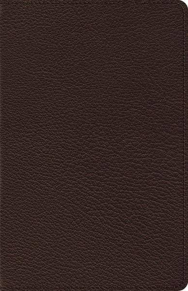 ESV Heirloom Thinline Bible (Goatskin, Brown) cover image