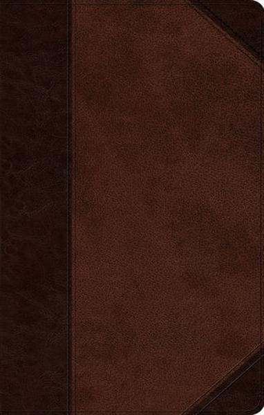 ESV UltraThin Bible (TruTone, Brown/Walnut, Portfolio Design)