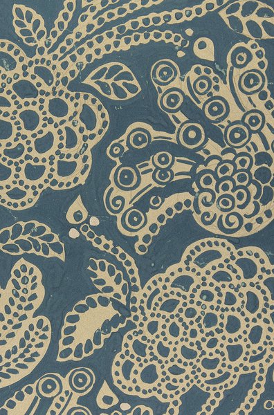 ESV Compact Bible (Cloth Over Board, Blue Flora) cover image