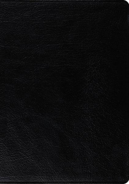 ESV MacArthur Study Bible, Large Print (Genuine Leather, Black) cover image (1023795167279)