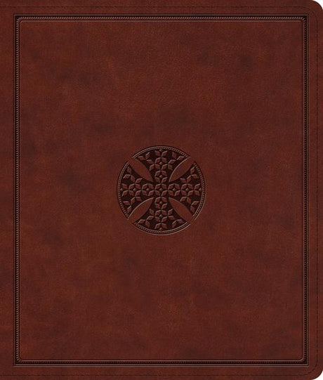 ESV Journaling Bible (TruTone, Brown, Mosaic Cross Design) cover image
