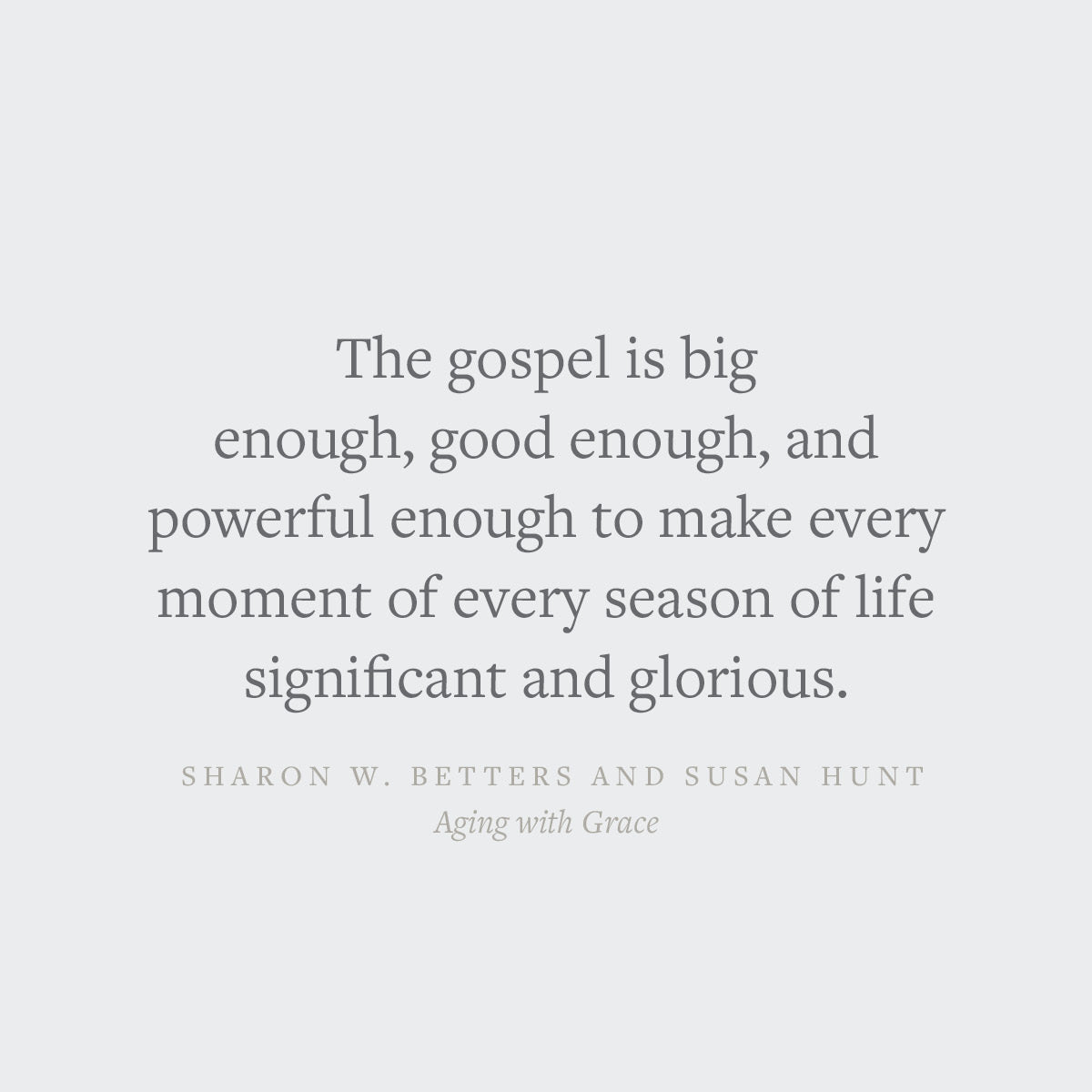 Aging with Grace: Flourishing in an Anti-Aging Culture