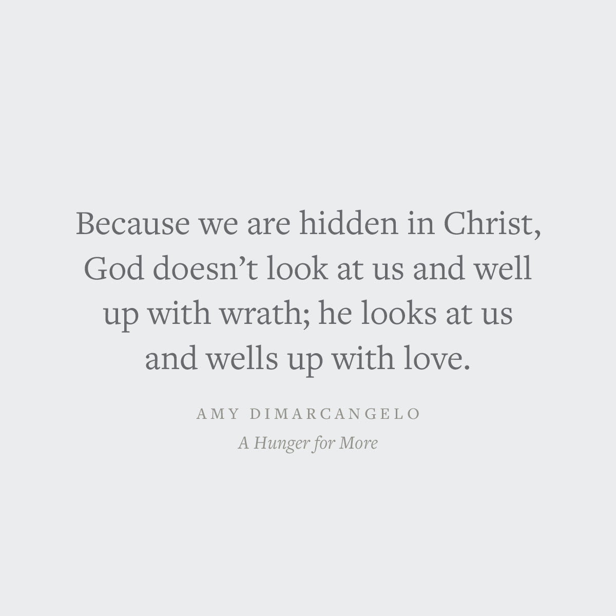 A Hunger for More: Finding Satisfaction in Jesus When the Good Life Doesn't Fill You (Gospel Coalition)