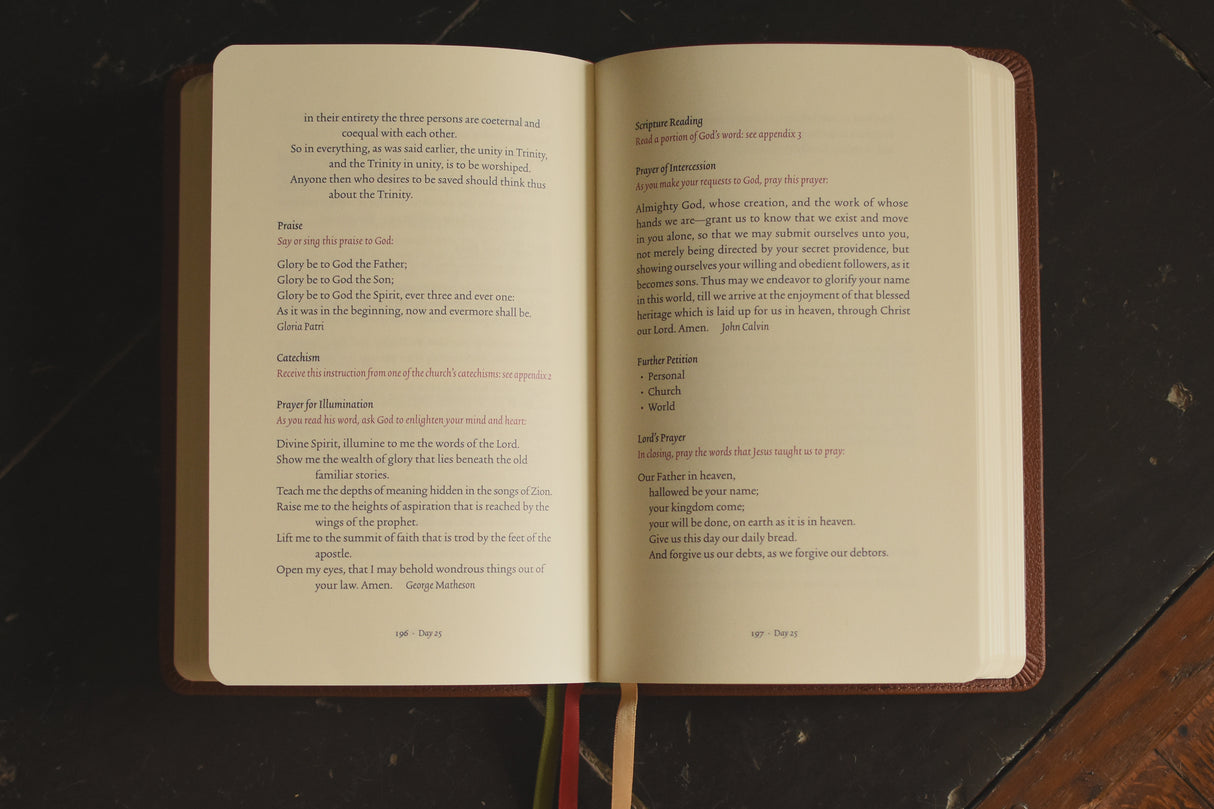 Be Thou My Vision: A Liturgy for Daily Worship (Exclusive Cowhide Leather Edition)