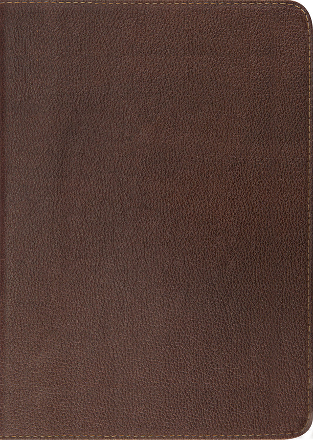 ESV Study Bible (Cowhide, Deep Brown) cover image