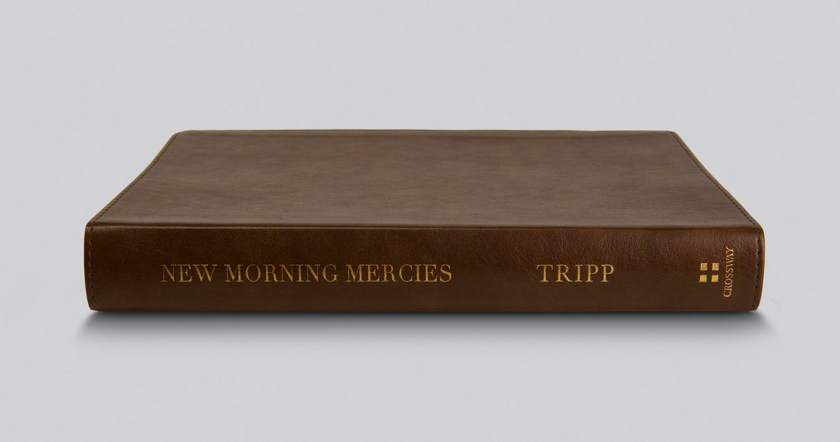 New Morning Mercies: A Daily Gospel Devotional (Trutone, Brown)