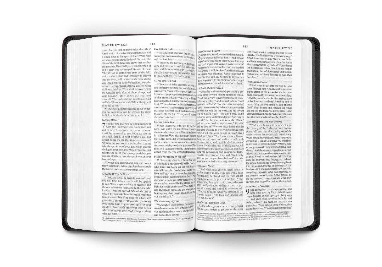 ESV Premium Gift Bible (Trutone, Charcoal, Crown Design)