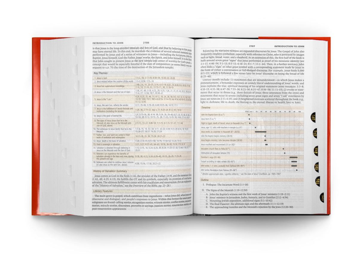 ESV Study Bible, Large Print (Hardcover, Indexed)