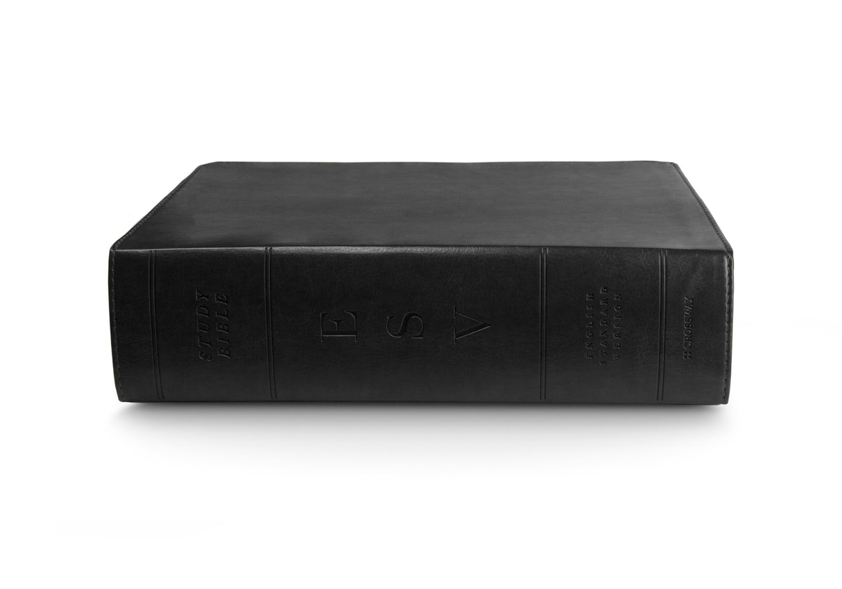 ESV Study Bible, Large Print (Trutone, Black)