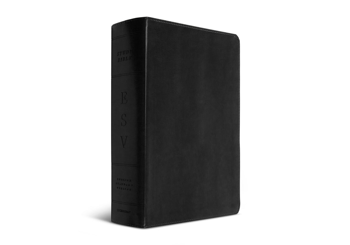 ESV Study Bible, Large Print (Trutone, Black)