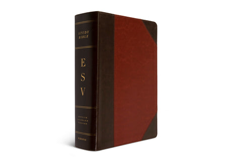 ESV Study Bible, Large Print (TruTone, Brown/Cordovan, Portfolio Design)