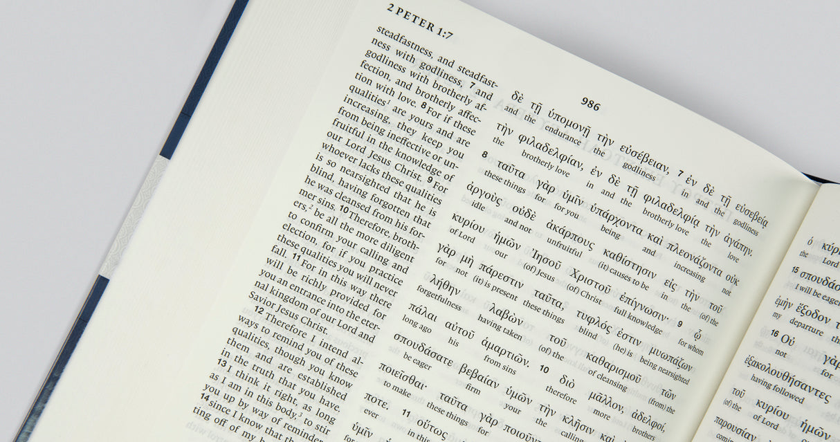 Greek-English Interlinear ESV New Testament: Nestle-Aland Novum Testamentum Graece (NA28)