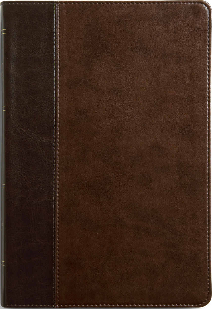 ESV Large Print Thinline Reference Bible (Trutone, Brown/Walnut, Timeless Design) - English Standard - 9781433581670