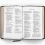 ESV Large Print Thinline Reference Bible (Top Grain Leather, Brown)