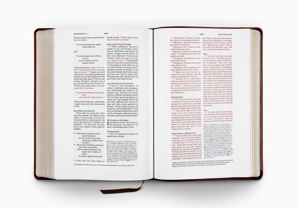 ESV Wide Margin Reference Bible (TruTone, Brown)