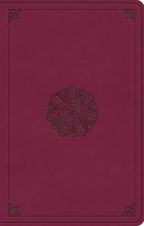 ESV Premium Gift Bible (Trutone, Raspberry, Emblem Design) - English Standard Version - 9781433568763