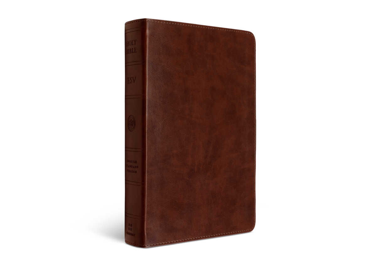 ESV Large Print Personal Size Bible (TruTone, Chestnut)