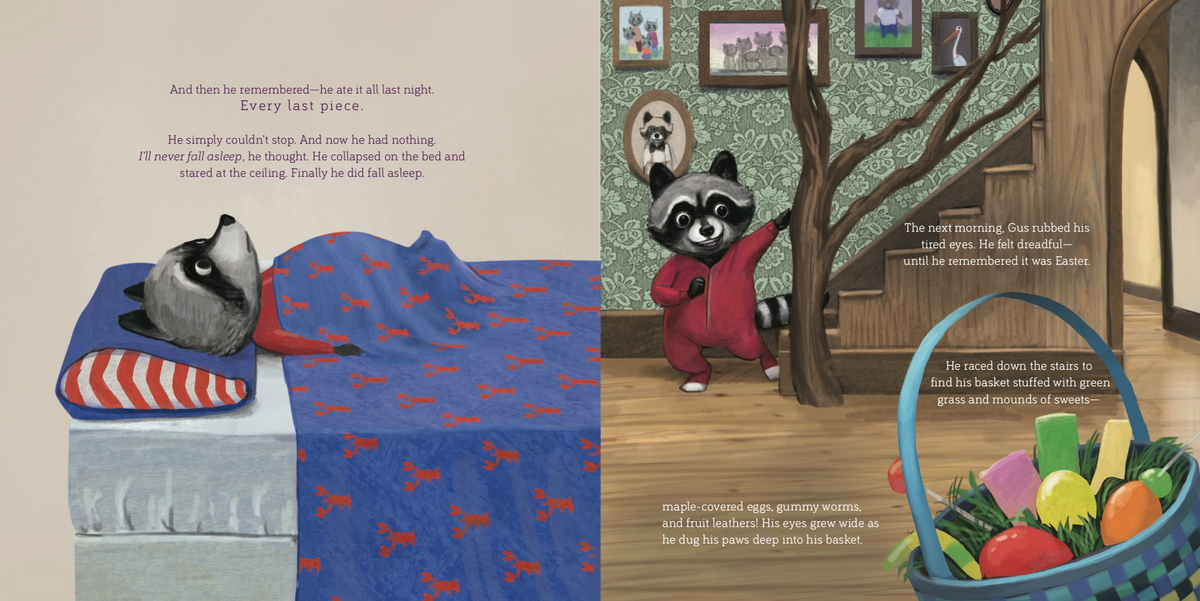 Illustrated interior spread from a Good News for Little Hearts book