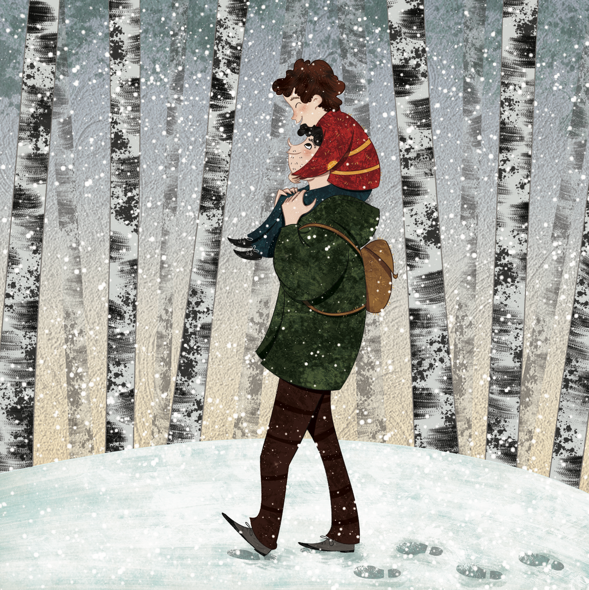 Illustrated interior spread from Not If But When: Preparing Our Children for Worldly Images