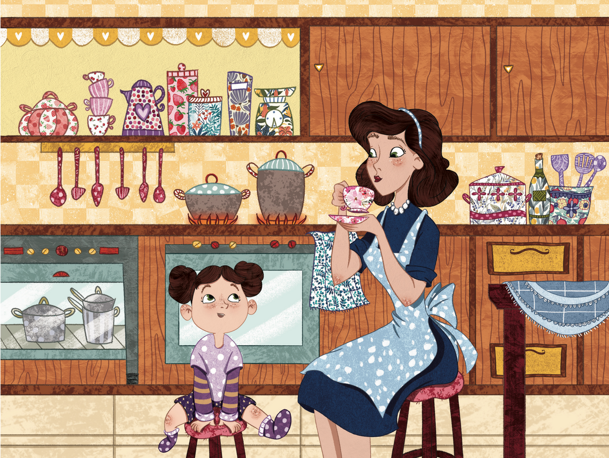 Illustrated interior spread from Not If But When: Preparing Our Children for Worldly Images