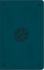 ESV Large Print Personal Size Bible (Trutone, Deep Teal, Emblem Design) - ESV - 9781433593093