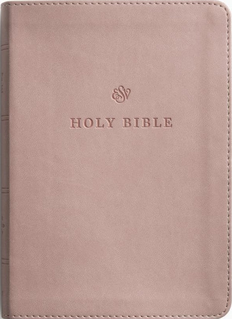ESV Large Print Compact Bible (Trutone, Blush Rose) - ESV - 9798874904371