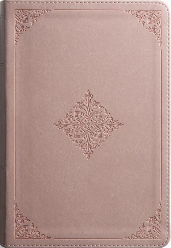 ESV Study Bible, Personal Size (Trutone, Blush Rose, Fleur-De-Lis Design) - ESV - 9798874900274
