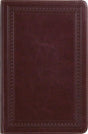 ESV Thinline Bible, Red Letter (Trutone, Mahogany, Border Design) - ESV - 9798874903633