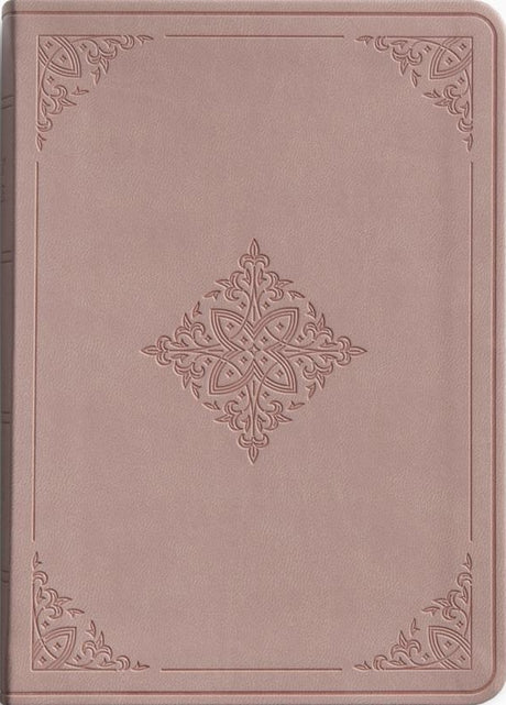 ESV Value Large Print Compact Bible (Trutone, Blush Rose, Fleur-De-Lis Design) - ESV - 9798874903077