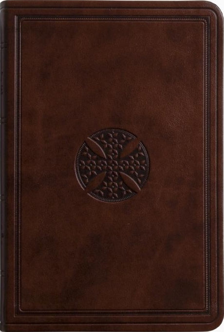 ESV Value Compact Bible (Trutone, Chestnut, Mosaic Cross Design) - ESV - 9798874902872