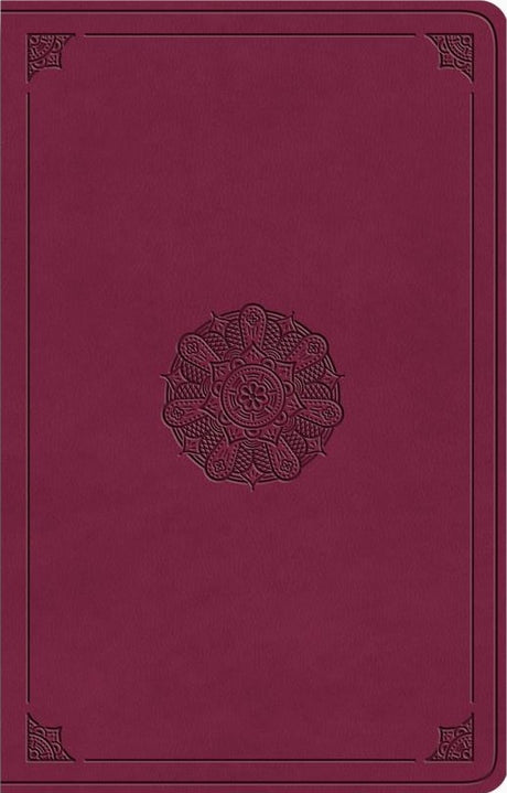 ESV Premium Gift Bible (Trutone, Raspberry, Emblem Design) - ESV - 9798874903183