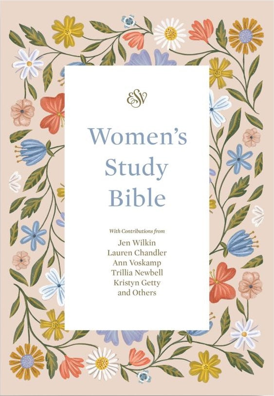 ESV Women's Study Bible (Hardcover, Blush Wildflower Design) - ESV - 9798874904364