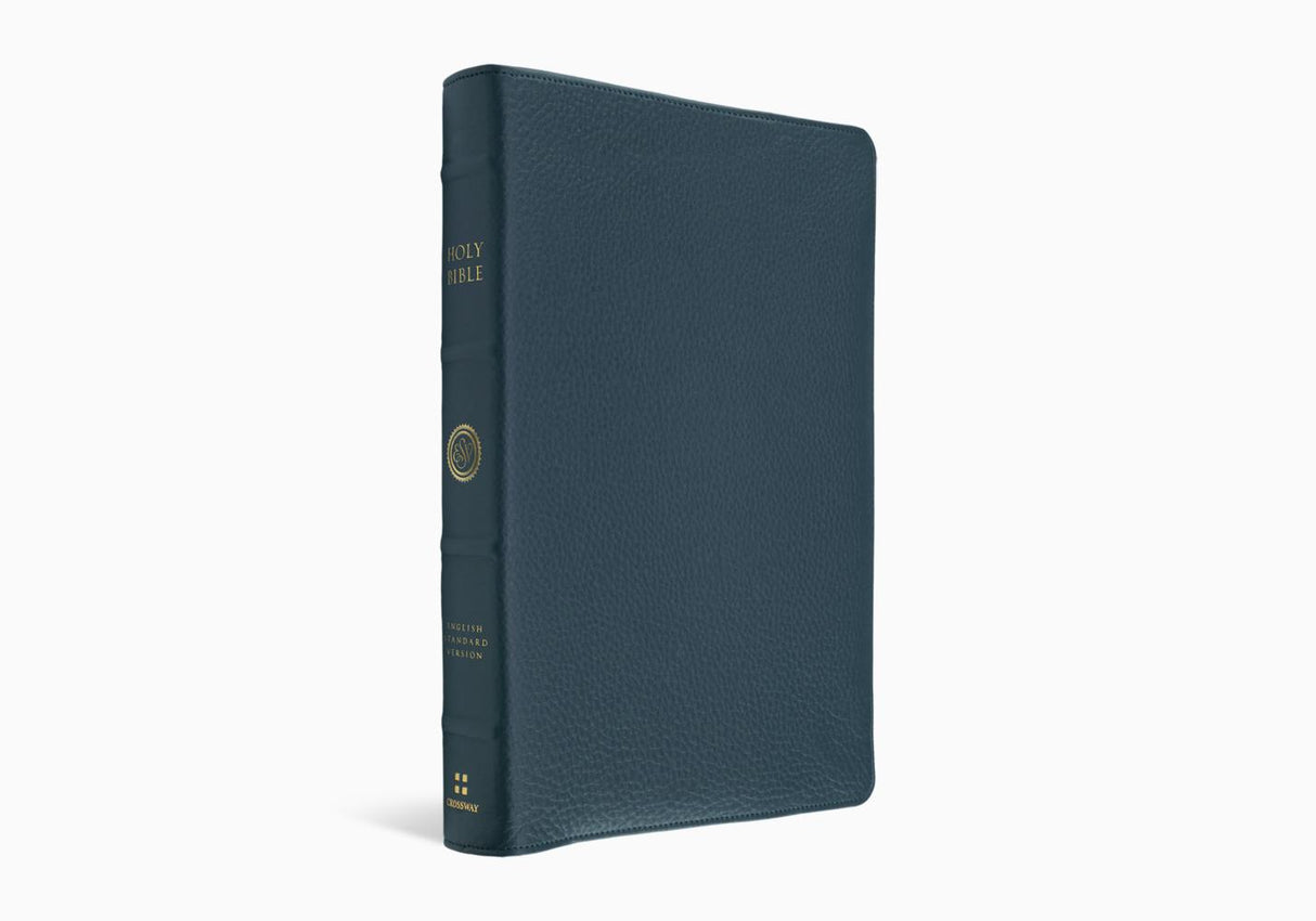 ESV Heirloom Bible, Gloria Dei: Single Column Edition (Calfskin, Meridian Blue, Full Yapp) - ESV - 9798874913601
