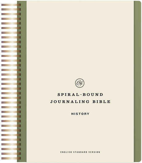 ESV Spiral-Bound Journaling Bible, History (Hardcover) - English Standard - 9781433596445