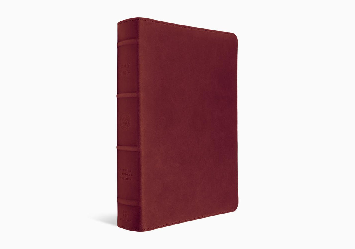 ESV Heirloom Bible, Veritas: Single Column Edition (Cowhide, Carmine Red) -  () - 9798874912802