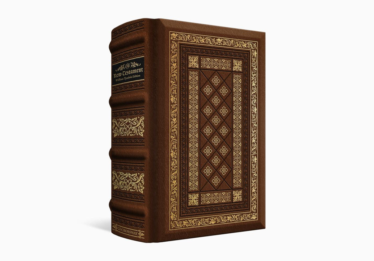 ESV New Testament with Illuminated Drop Caps: William Tyndale Commemorative Edition (Leather Over Board) -  () - 9798874911461