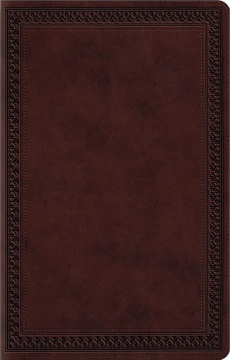 ESV Premium Gift Bible (Trutone, Mahogany, Border Design) - ESV - 9798874903169