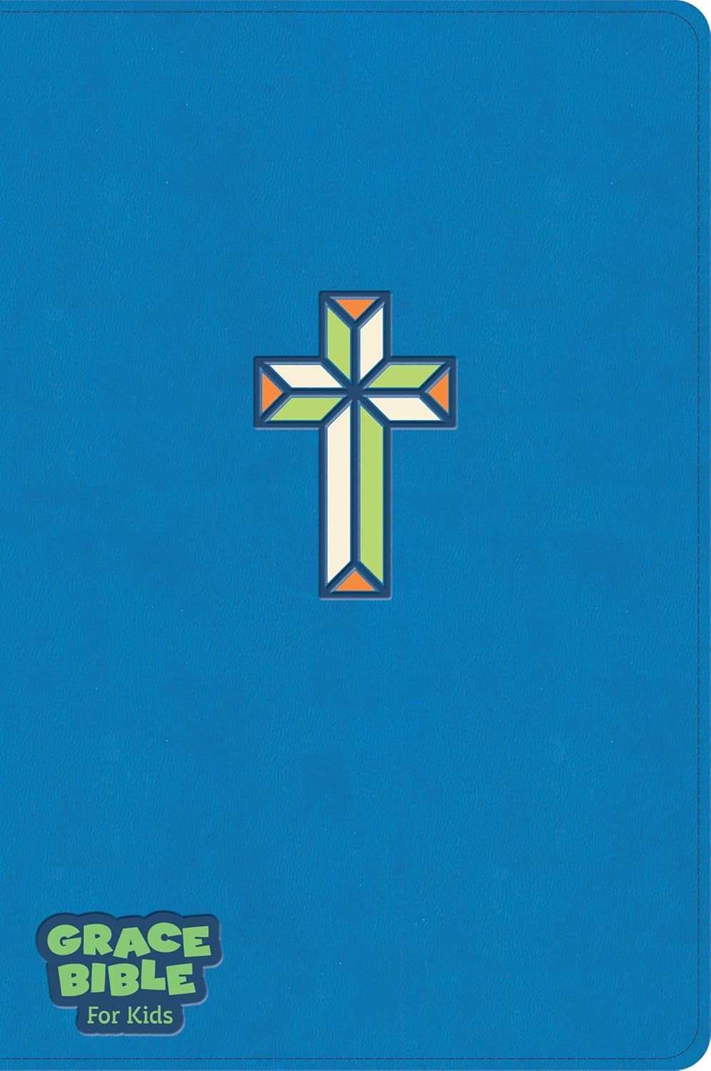 CSB Grace Bible for Kids, Blue LeatherTouch (Dyslexia-Friendly) - 2K/DENMARK; CSB Bibles by Holman - 9798384510840