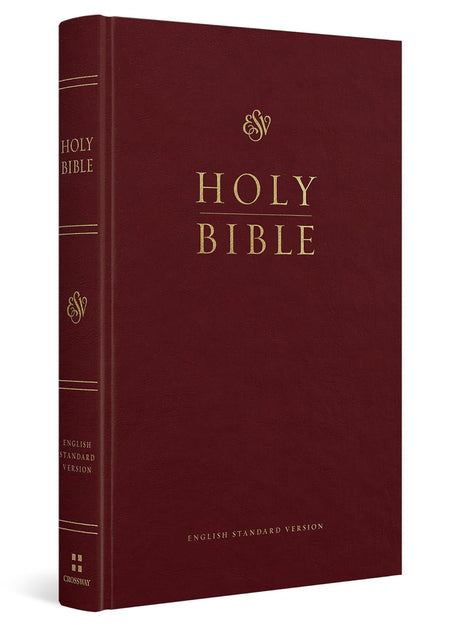 ESV Church Bible, Large Print (Hardcover, Burgundy) - ESV - 9798874900106