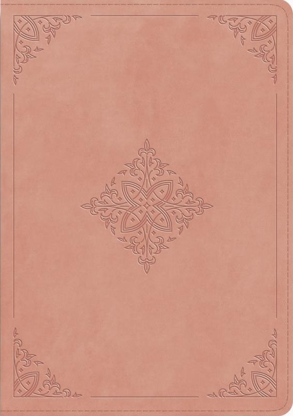 ESV Study Bible (Trutone, Blush Rose, Fleur-De-Lis Design) - ESV - 9798874902681