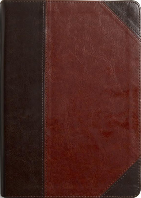 ESV Men's Study Bible (Trutone, Brown/Cordovan, Portfolio Design) - ESV - 9781433593161