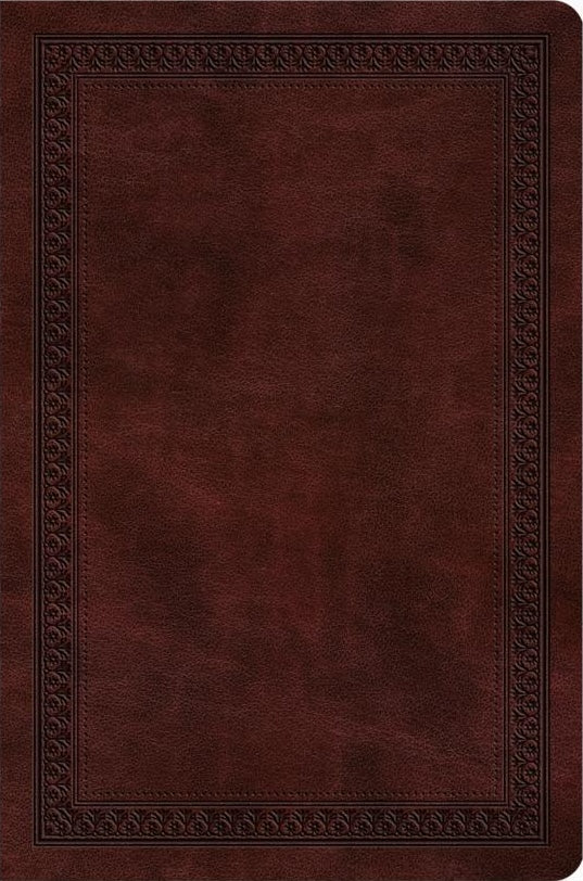 ESV Value Compact Bible (Trutone, Mahogany, Border Design) - ESV - 9798874902841