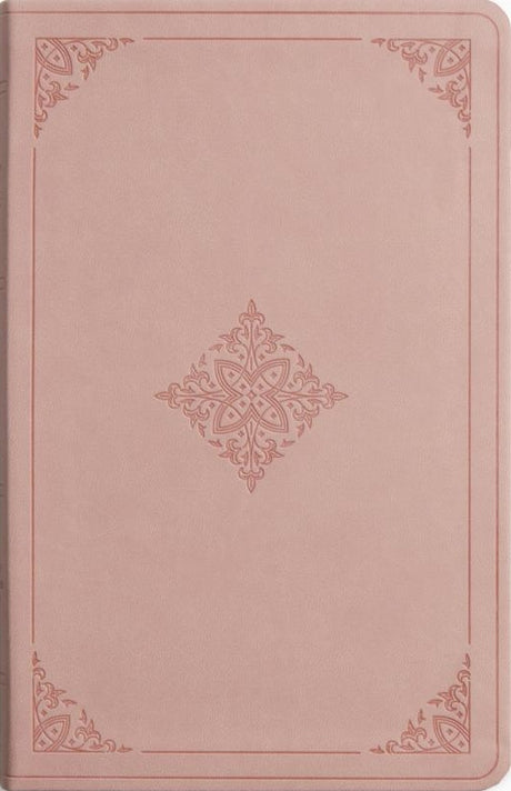 ESV Large Print Value Thinline Bible (Trutone, Blush Rose, Fleur-De-Lis Design) - ESV - 9781433598319
