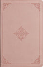 ESV Large Print Value Thinline Bible (Trutone, Blush Rose, Fleur-De-Lis Design) - ESV - 9781433598319